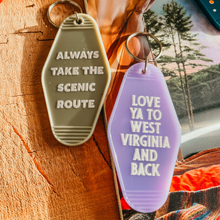  Always take the Scenic Route - Keychain