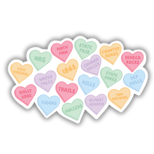  Candy Hearts - Sticker