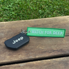 Watch For Deer - Fabric Keychain