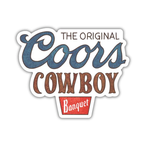 Coors Cowboy - Sticker