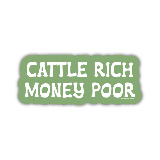 Cattle Rich - Sticker