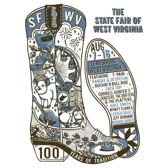 SFWV 100th - Boot Short Sleeve