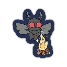  Mothman by the Fire - Sticker