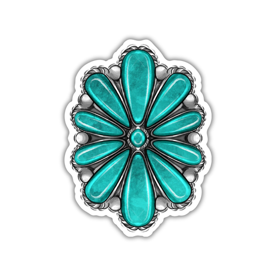 Flower Concho - Sticker