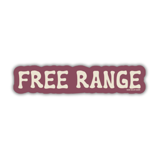 Free Range - Sticker