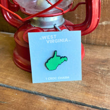  Green and Black WV Shoe Charm