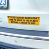 Swear to God (Blue and Gold) - Bumper Magnet