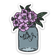 WV Mason Jar Bouquet - Sticker