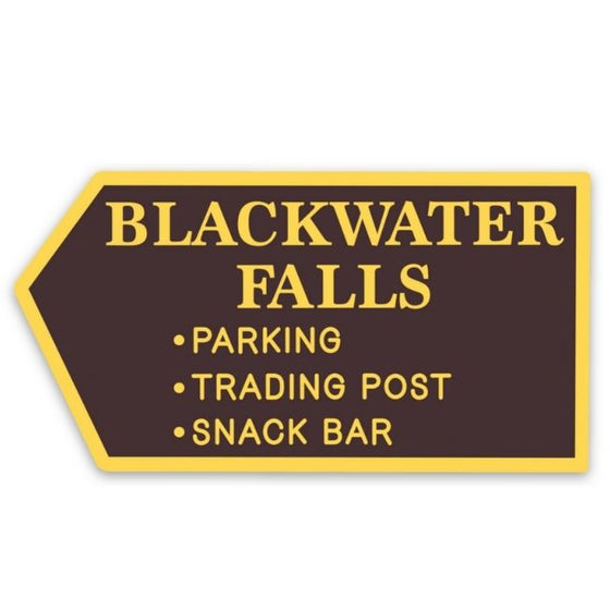 Blackwater Falls State Park Sign - Sticker