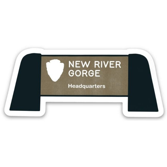 New River Gorge Headquarters Sign
