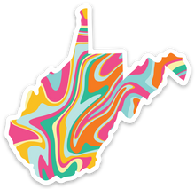  Groovy West Virginia - Sticker