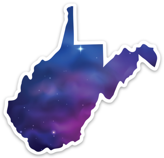 Milky Way - West Virginia Sticker