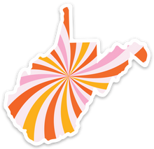  Sherbert Swirl - West Virginia Sticker
